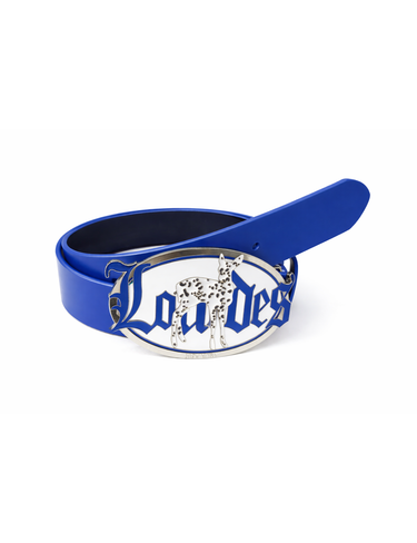 Blue Lourdes Belt