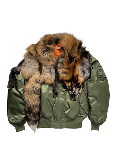 Olive Fox Bomber